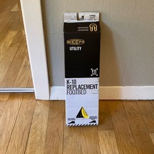 Keen K-10 Replacement Footbed Mens size Large 10.5 - 12  brand new.